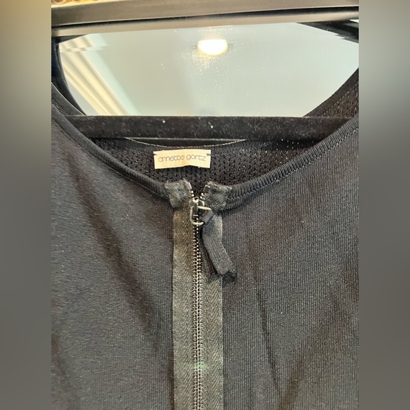 Annette Gortz black zip front sweater - Picture 3 of 6